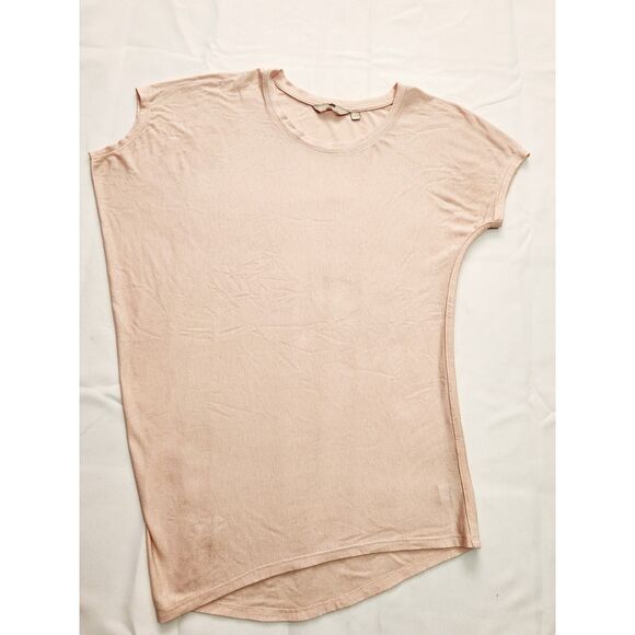 ATHLETA Asymmetrical Side Tie Light Pink Tank Top Size XS - Picture 2 of 7